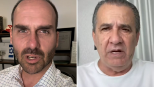 Eduardo Bolsonaro e Silas Malafaia - Crédito: Reprodução/Instagram
