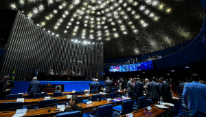 A maioria dos senadores manifestou apoio, afirmando que o texto é um avanço na proteção das crianças Carlos Moura/Agência Senado Fonte: Agência Senado