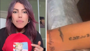 Influenciadora brasileira tatua ‘Magnitsky Act’ e declara apoio a Trump após sanções contra Moraes: ‘Meu presidente’