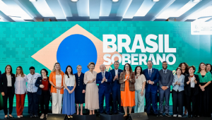 O presidente Lula ao lado de ministros e assessores durante a 5ª Reunião Plenária do Conselho de Desenvolvimento Econômico Social Sustentável ,o Conselhão