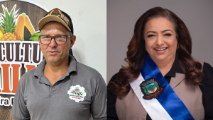 O vereador Gilson José de Souza (à esq.) chamou a prefeita Iraci Ferreira de "cachorra viciada em pedir votos"