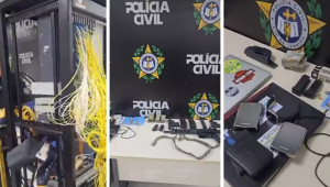 Operação da políca do RJ apreendeu fuzil, pistolas, dinheiro em espécie, joias, além de uma grande quantidade de equipamentos eletrônicos
