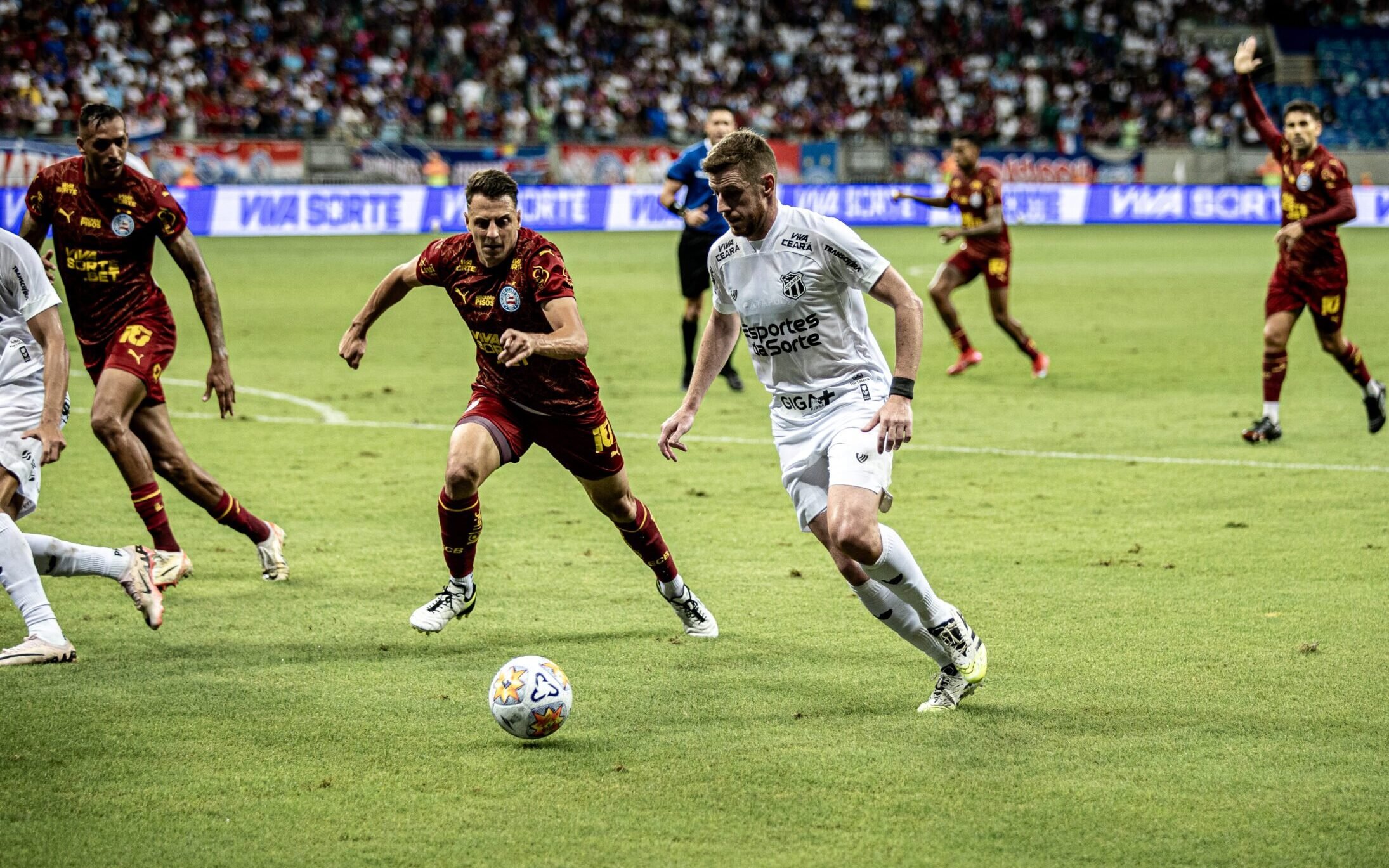 Partida entre Bahia e Ceará, pela Copa do Nordeste 