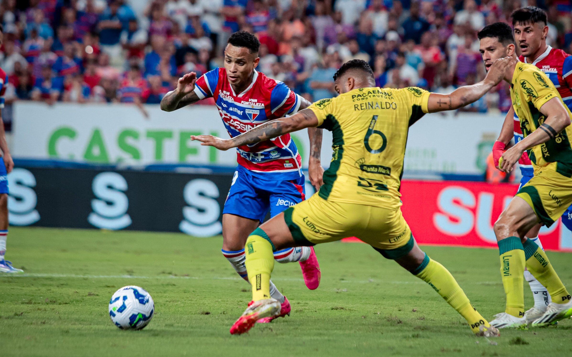 Partida entre Fortaleza e Mirassol, pelo Brasileirão