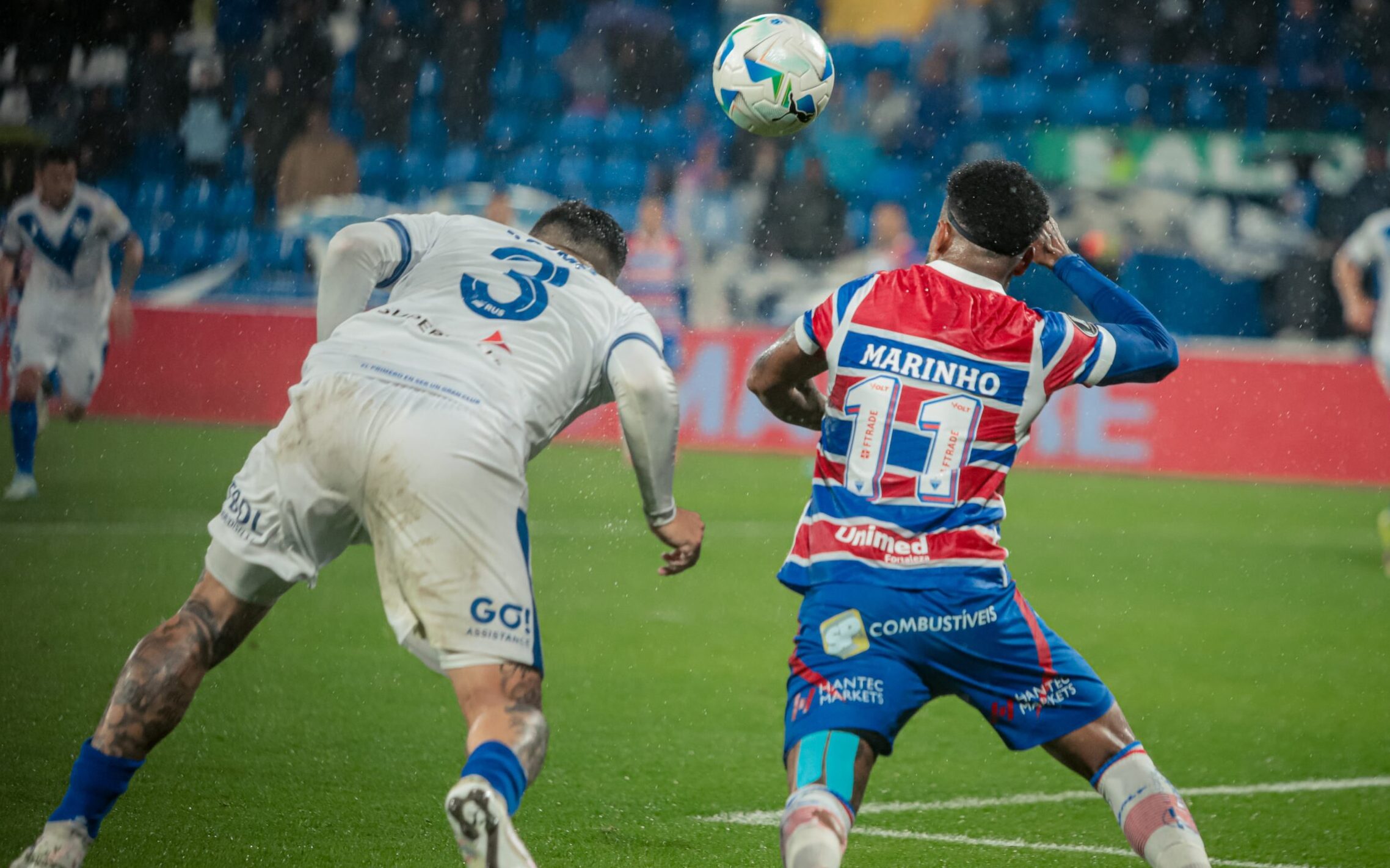 Partida entre Vélez Sarsfield e Fortaleza, pela Copa Libertadores 