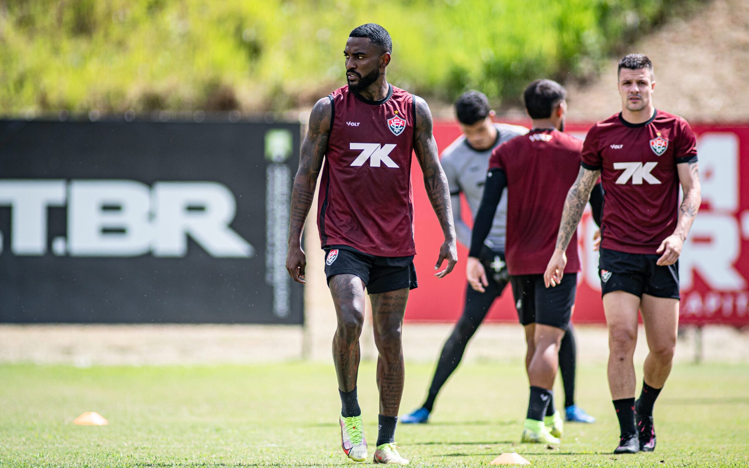 Ramon em treino do Vitória