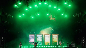 Apresentação da banda Fall Out Boy em Boston