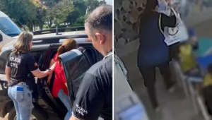 Professora flagrada agredindo aluno de 4 anos é presa