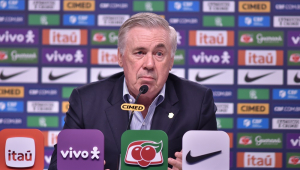 Carlo Ancelotti durante convocação da seleção brasileira para amistosos na Ásia