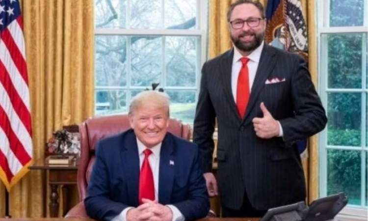 trump e empresário Jason Miller
