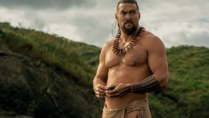 Jason Momoa na série "Chefe de Guerra", da Apple TV