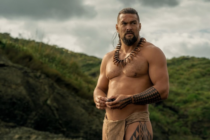 Jason Momoa na série "Chefe de Guerra", da Apple TV