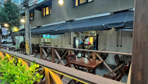 Fachada do Ministrão Bar, localizado na Alameda Lorena,e m São Paulo