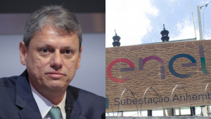 Tarcísio de Freitas critica duramente a atuação da concessionária de energia Enel