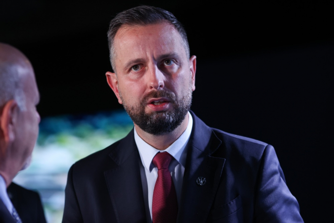 Karpacz (Polônia), 03/09/2025. O Ministro da Defesa polonês, Wladyslaw Kosiniak-Kamysz,