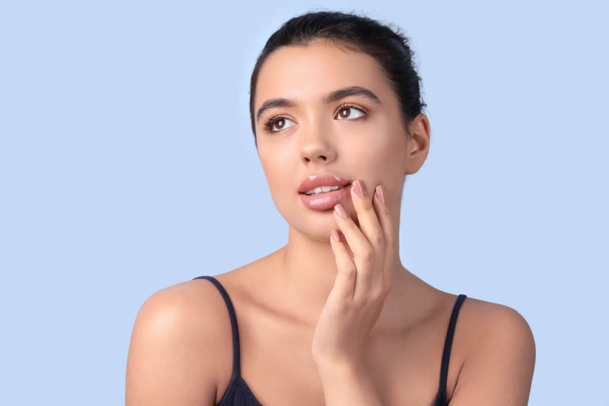 O efeito plumping ajuda a destacar os lábios 