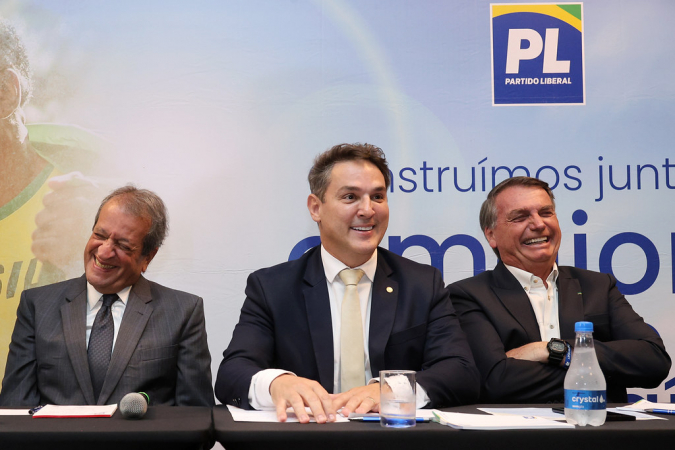 Valdemar Costa Neto, Luciano Zucco e Jair Bolsonaro