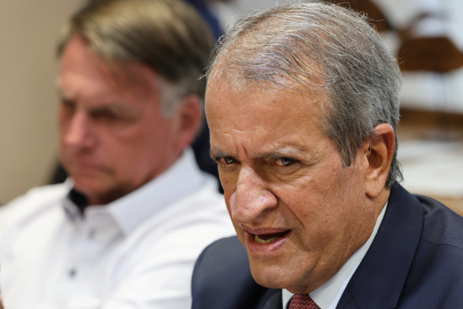 O Presidente Nacional do Partido Liberal, Valdemar Costa Neto, o Vice-Presidente Nacional do Partido Liberal, Deputado Márcio Alvino, o Presidente de Honra do Partido Liberal, Jair Bolsonaro,