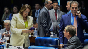Plenário do Senado Federal durante sessão deliberativa ordinária. Ordem do dia. Na pauta, deliberação de autoridades sabatinadas pelas comissões permanentes e dos demais itens constantes da pauta publicada pela Secretaria-Geral da Mesa. Em foco: senadora Damares Alves (Republicanos-DF); senador Zequinha Marinho (Podemos-PA); deputado Paulinho da Força (Solidariedade-SP);