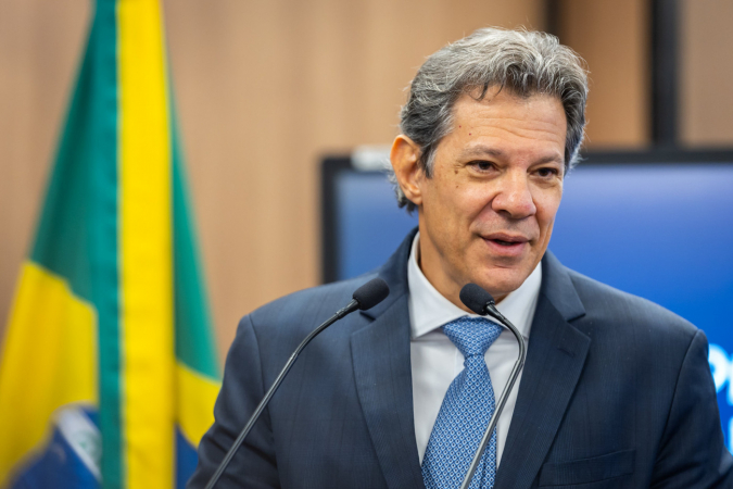 Haddad Coletiva de imprensa - Operações contra o crime organizado no setor de combustíveis Foto: Diogo Zacarias