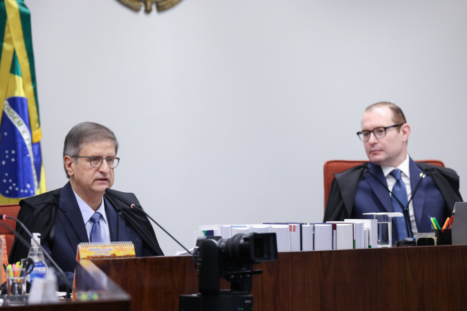 Gonet durante julgamentos da Ação Penal 2668 - Núcleo 1 Antonio Augusto/STF