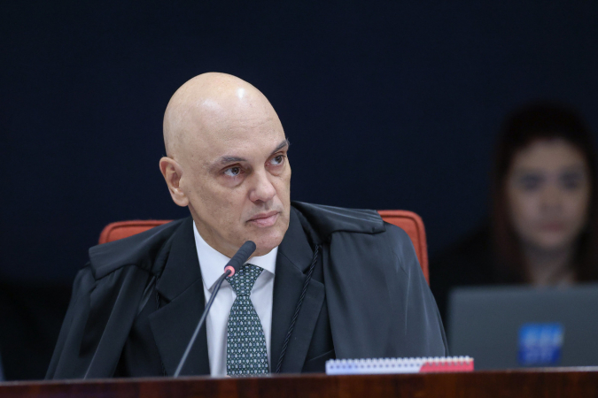 Moraes durante julgamentos da Ação Penal 2668 - Núcleo 1 Antonio Augusto/STF