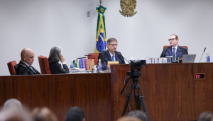 Gonet durante julgamentos da Ação Penal 2668 - Núcleo 1 Antonio Augusto/STF