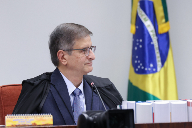 Gonet durante julgamentos da Ação Penal 2668 - Núcleo 1 Antonio Augusto/STF