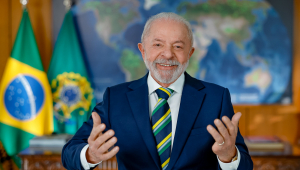 Luiz Inácio Lula da Silva, durante Pronunciamento à nação