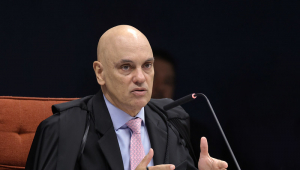 Ministro Alexandre de Moraes, relator na Ação Penal (AP) 2668 núcleo 1, profere seu voto