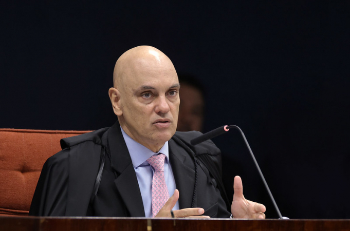 Ministro Alexandre de Moraes, relator na Ação Penal (AP) 2668 núcleo 1, profere seu voto