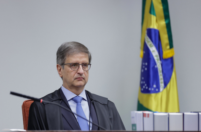 O procurador-Geral da República, Paulo Gonet, durante julgamento da trama golpista no STF