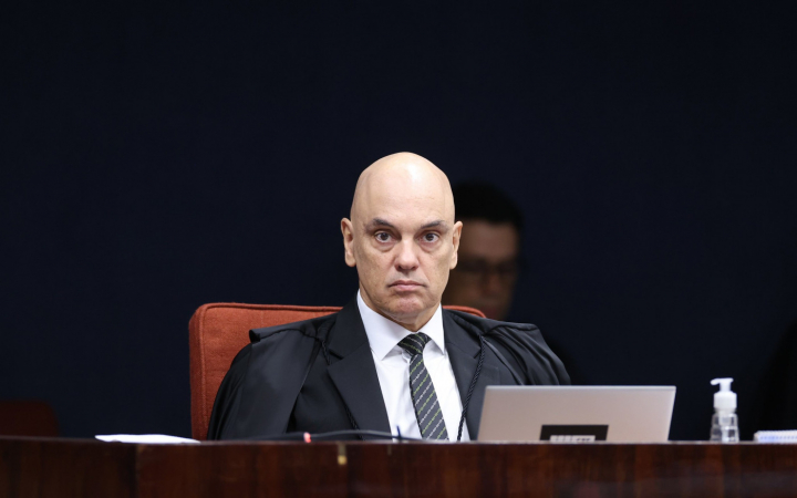 Julgamentos da Ação Penal 2668 - Núcleo 1 (Manhã) - 10/09/2025 Ministro Alexandre de Moraes. Julgamentos da Ação Penal 2668 - Núcleo 1 (Manhã). Foto: Rosinei Coutinho/STF