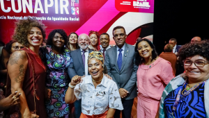 Lula participa da cerimônia de abertura da 5ª Conferência Nacional de Promoção da Igualdade Racial