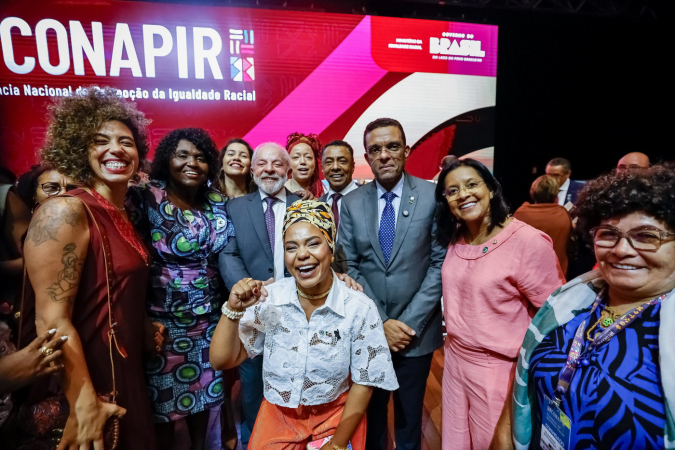 Lula participa da cerimônia de abertura da 5ª Conferência Nacional de Promoção da Igualdade Racial