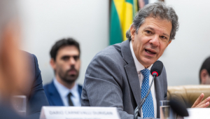 Haddad durante Comissão de Agricultura Pecuária Abastecimento e Desenvolvimento Rural da Câmara dos Deputados Foto: Diogo Zacarias/MF