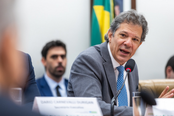 Haddad durante Comissão de Agricultura Pecuária Abastecimento e Desenvolvimento Rural da Câmara dos Deputados Foto: Diogo Zacarias/MF