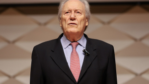 O ministro Ricardo Lewandowski no Dia do Policial Federal