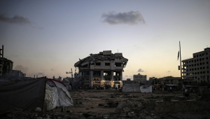 Bairro destruído de Al Remal, na Cidade de Gaza