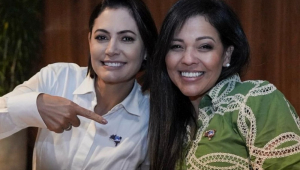 Priscila Costa e Michelle Bolsonaro