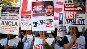 argentina protesto contra milei