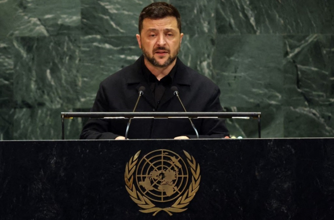 Volodymyr Zelensky na ONU