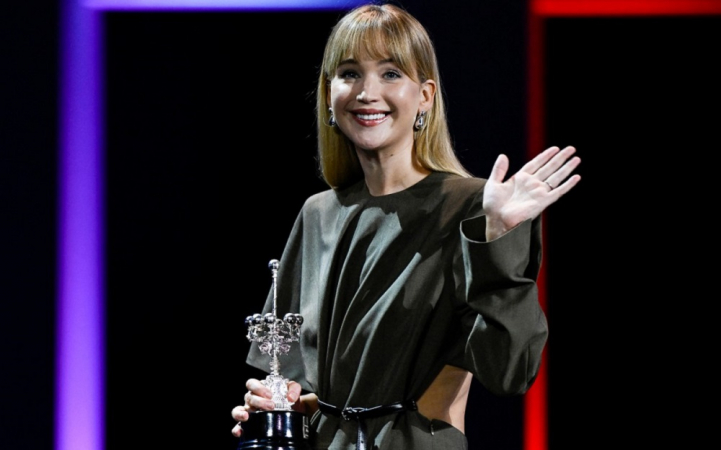 A atriz e produtora norte-americana Jennifer Lawrence