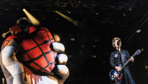 Apresentação da banda de punk rock norte-americana Green Day no festival The Town 2025