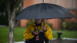 Um ciclone extratropical chegou ao Rio Grande do Sul e trouxe ventos fortes, frio e chuva à cidade de Venâncio Aires