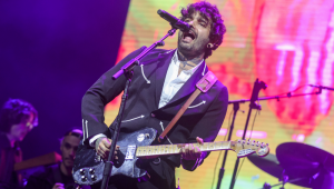 Banda de rock brasileira, Fresno, se apresenta na segunda edição da I Wanna Be Tour, que acontece no Allianz Parque, neste sábado (30), em São Paulo