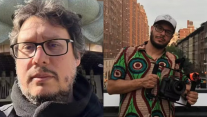 Cineastas brasileiros Luiz Fernando Feres da Cunha e Rubens Crispim Jr, vítimas da queda de um avião de pequeno porte no Pantanal de Mato Grosso do Sul