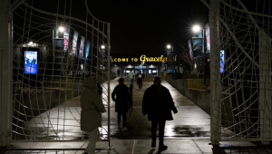 Mansão Graceland, propriedade de Elvis Presley, em Memphis, no Tennessee