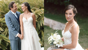 Atriz Adriana Birolli e Ivan Zettel oficializam relação em uma cerimônia intimista na Casa do Alto, no Rio de Janeiro