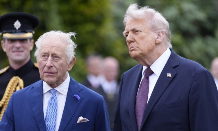 donald trump e charles III